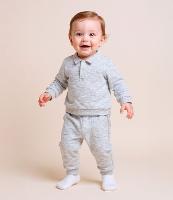 Conjunto Infantil com Botões e Gola Polo - Tam  0 a 18 meses - 2