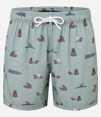 Bermuda Tecnológica com Estampa de Capivara