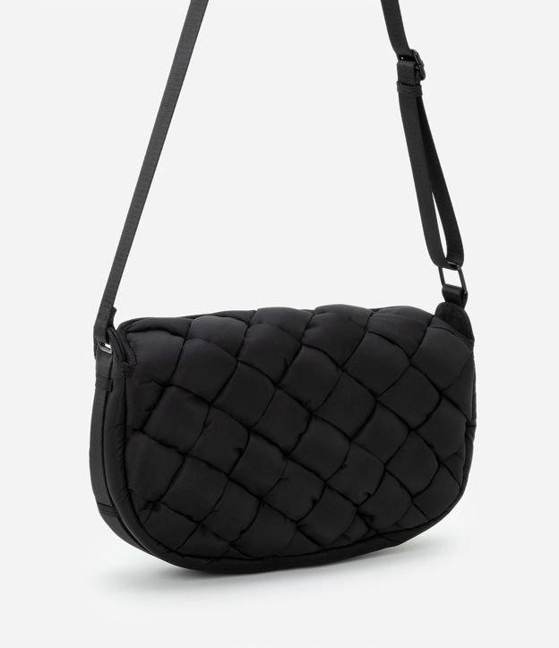 Bolsa Transversal Média em Tressê com Alça de Gorgorão - 1