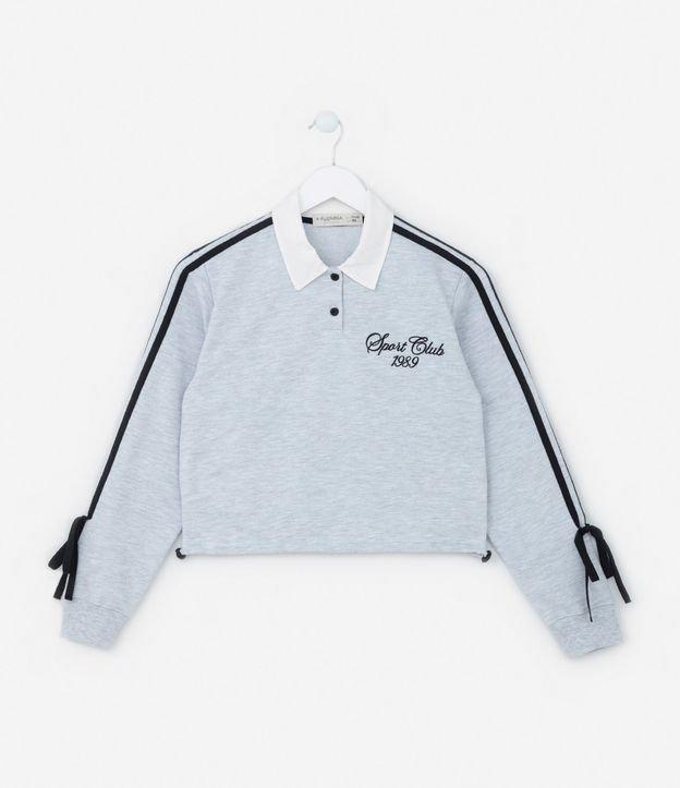 Blusão Infantil Quentinho com Lacinho nas Mangas - Tam 7 a 14 Anos - 1