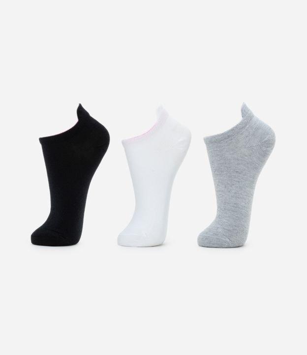 Kit 03 Meias Cano Baixo em Algodão Lupo - 1