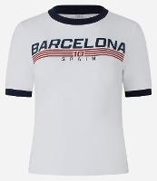 Blusa T-Shirt em Algodão Estampa Barcelona - 1