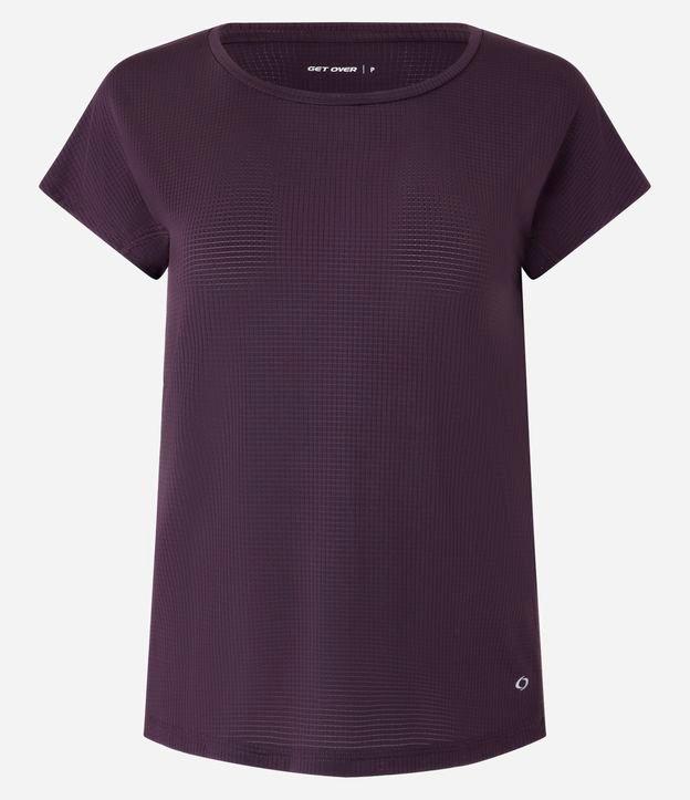 Camiseta Esportiva em Microfibra com Decote Redondo - 2