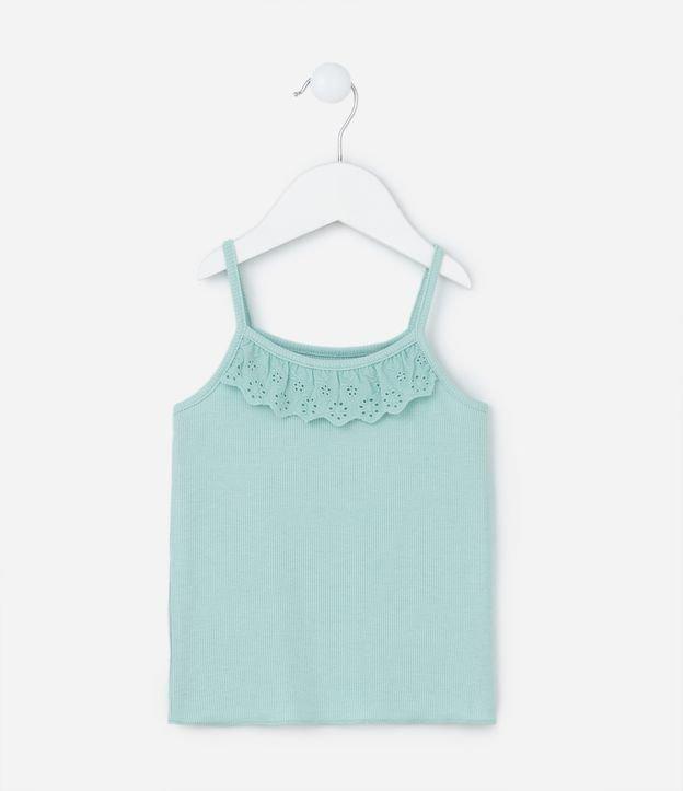 Regata Infantil em Ribana com Babado - Tam 1 a 5 Anos - 1