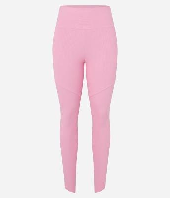 Calça Esportiva Legging em Microfibra com Cós Largo e Forro