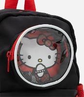 Mochila Infantil com Bolso de Telinha e Estampa Hello Kitty - Tam U - 1