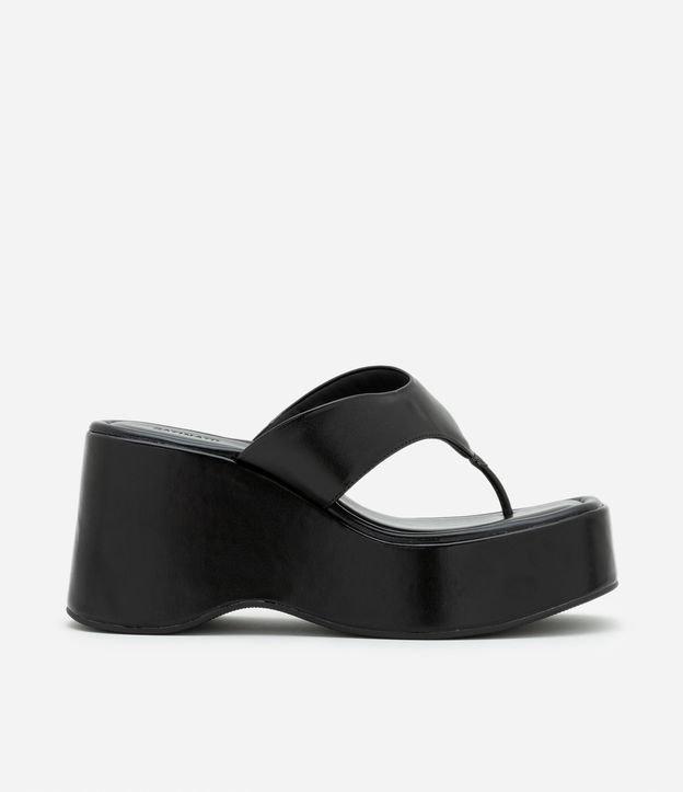 Sandália Faltform em Material Sintético com Tira Larga - 1