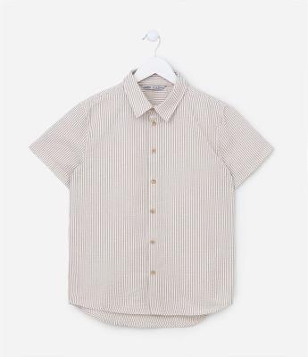 Camisa Infantil Texturizado Listras