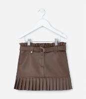 Saia Clochard Infantil com Plissado na Barra - Tam 5 a 14 Anos - 1