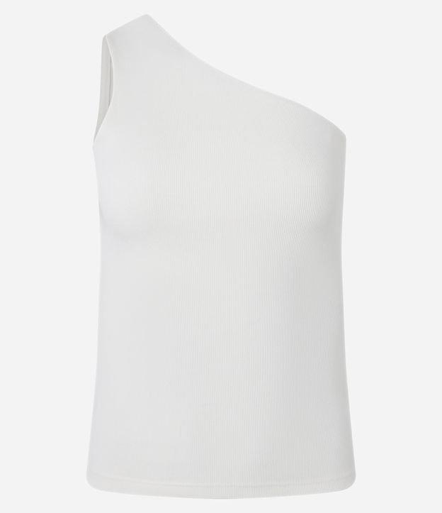 Blusa em Ribana com Ombro Único - 1