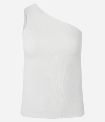 Blusa em Ribana com Ombro Único