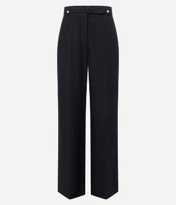 Calça Reta Alfaiatada com Cinto Embutido