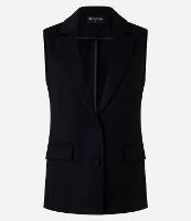 Colete Ponto Roma Fechamento em Botões e Bolsos Frontais - 1