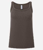 Blusa sem Manga em Ribana com Decote Halter - 1