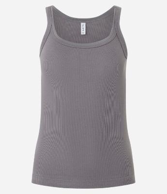 Blusa sem Manga em Ribana com Decote Halter