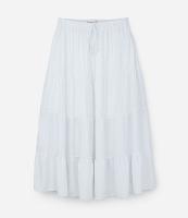 Saia Longa em Chalis com Cós Elástico Curve & Plus Size - 1