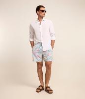 Bermuda em Microfibra com Estampa Floral - 1