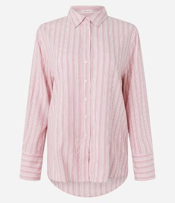 Camisa em Viscolinho com Estampa Fio Tinto