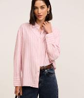 Camisa em Viscolinho com Estampa Fio Tinto - 4