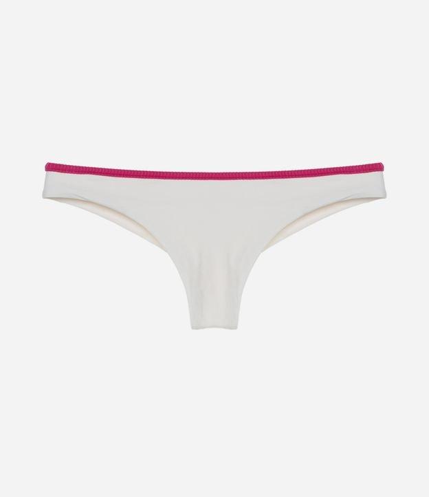 Biquíni Calcinha Básica em Microfibra com Viés Contrastante - 1