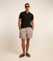 Bermuda em Microfibra com Bolso Cargo - 1