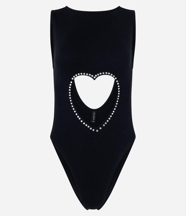 Body Asa Delta com Recorte Vazado de Coração - 2