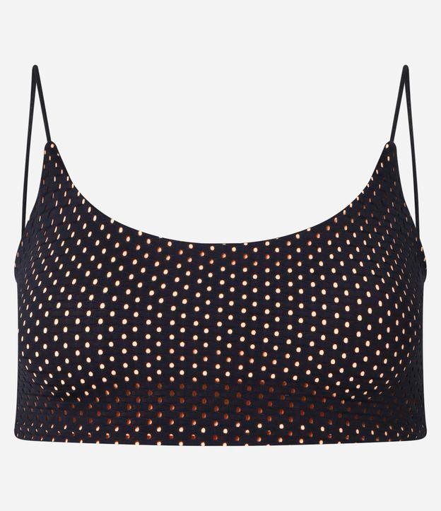 Top Esportivo Sem Bojo em Microfibra com Detalhe de Tela - 1