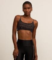 Top Esportivo Sem Bojo em Microfibra com Detalhe de Tela - 3