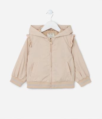 Jaqueta Infantil com Babadinhos e Capuz - Tam 1 a 5 Anos