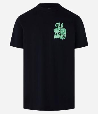 Camiseta Comfort em Algodão com Estampa Só o Bagaço