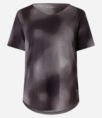 Camiseta em Microfibra Estampa Manchada