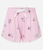 Short de Pijama em Viscose Estampado de Gato - 1