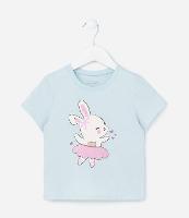 Blusa Infantil com Estampa de Coelhinha Bailarina - Tam 1 a 6 - 1