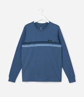 Camiseta Infantil com Estampa de Listras - Tam 5 a 14 Anos - 1