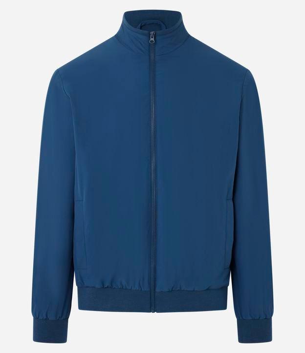 Jaqueta Bomber com Gola Alta - 1