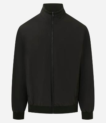 Jaqueta Bomber com Gola Alta