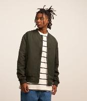 Jaqueta Bomber Aberta com Zíper - 1