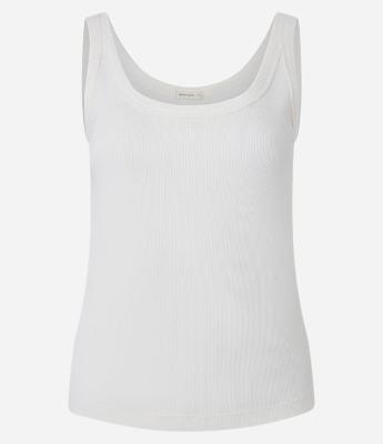 Blusa Regata em Ribana com Decote U