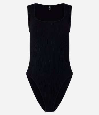 Body em Poliamida Seamless com Busto Duplo