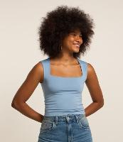 Blusa em Microfibra com Decote Quadrado - 2