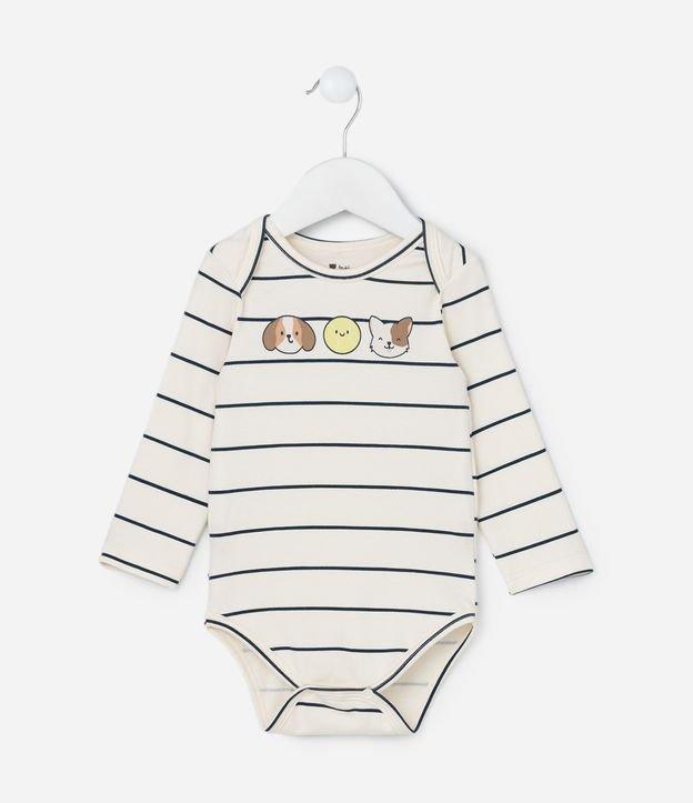 Body Infantil com Estampa de Bichinhos - Tam 0 a 18 meses - 1