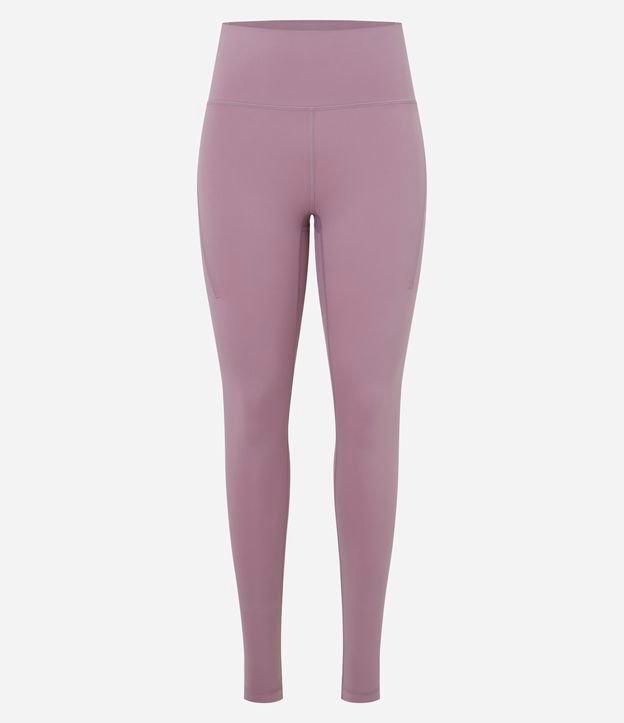 Calca Legging Esportiva em Microfibra com Bolsos - 1