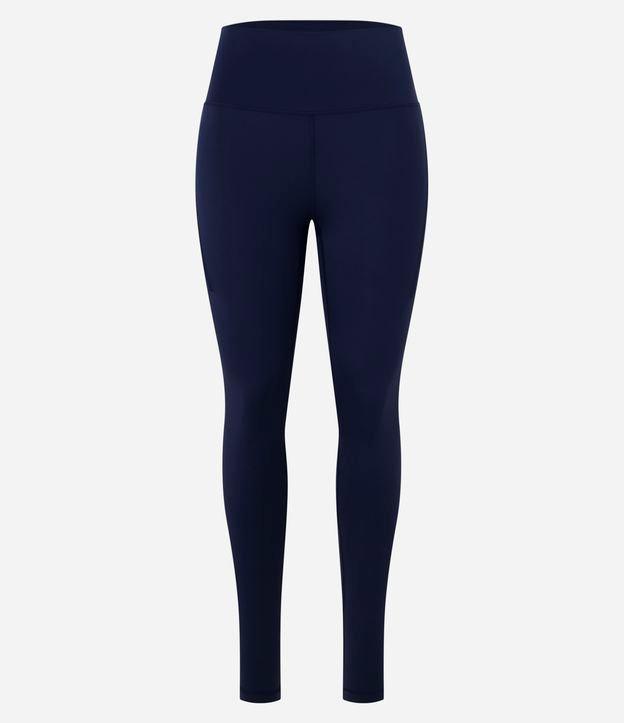 Calca Legging Esportiva em Microfibra com Bolsos - 1