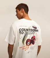 Camiseta Boxy Algodão com Estampa de Cereja - 2