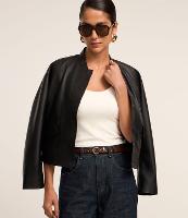 Blusa Alça Larga Cropped em Viscose com Ponto Roma - 2