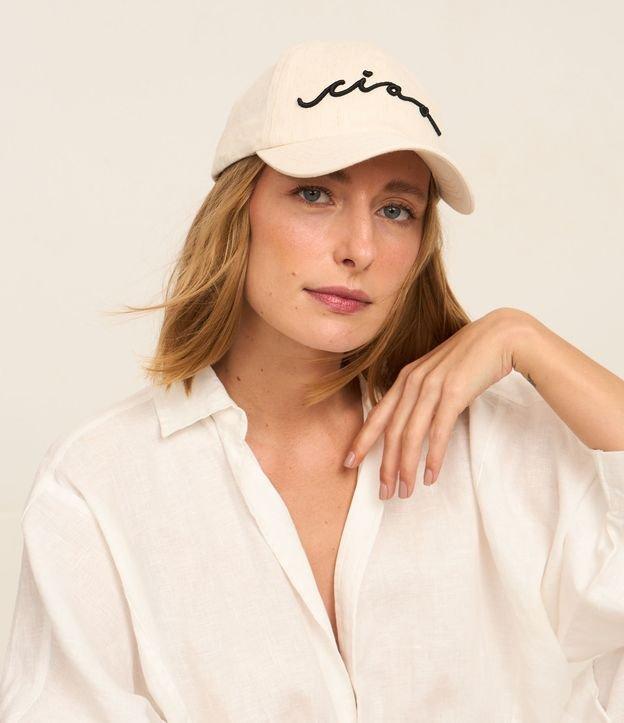 Boné Aba Curva com Bordado Ciao - 3