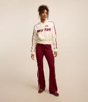 Calça Flare em Ponto Roma com Friso na Lateral - 1