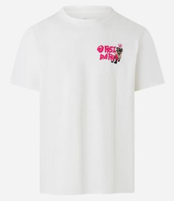 Camiseta Relaxed em Algodão com Estampa o Rei da Rua