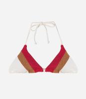 Biquíni Top Cortininha Texturizado com Blocos de Cor - 1