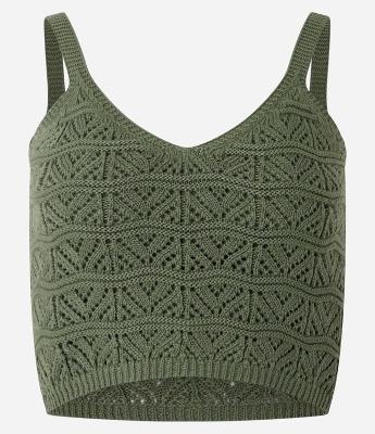 Blusa em Tricô com Ponto Detalhado